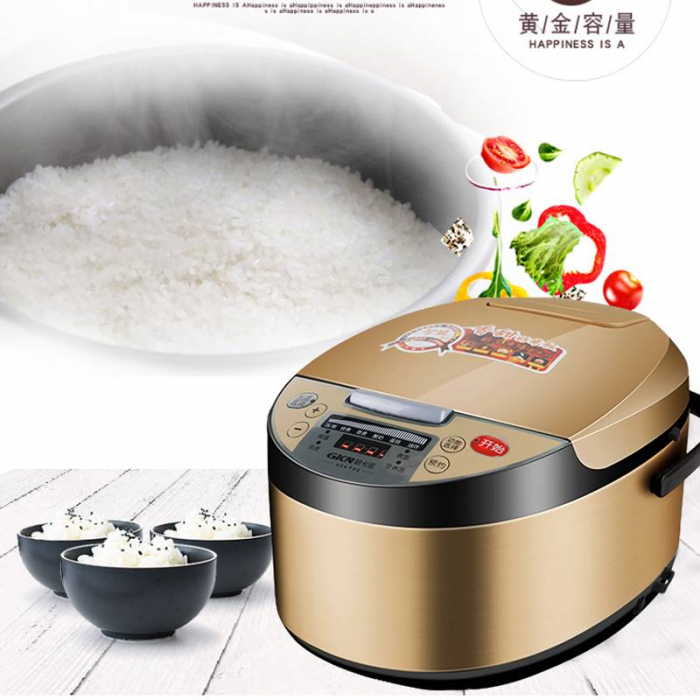 gkn格卡诺电饭煲家用 智能预约 电饭锅5l大容量3-6人gkn-dfb-04